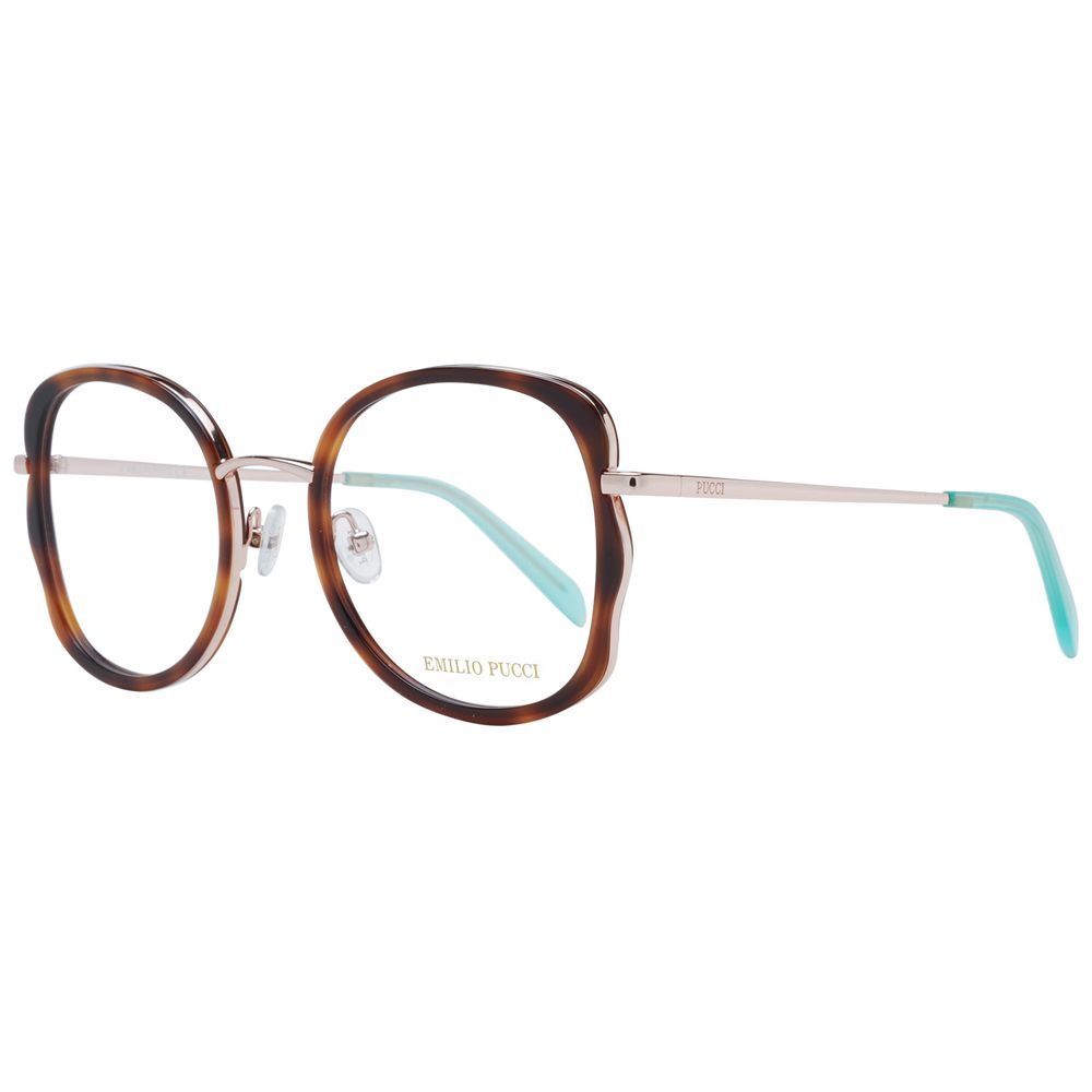 Emilio Pucci Brille aus braunem Metall und Kunststoff (Fassungen)