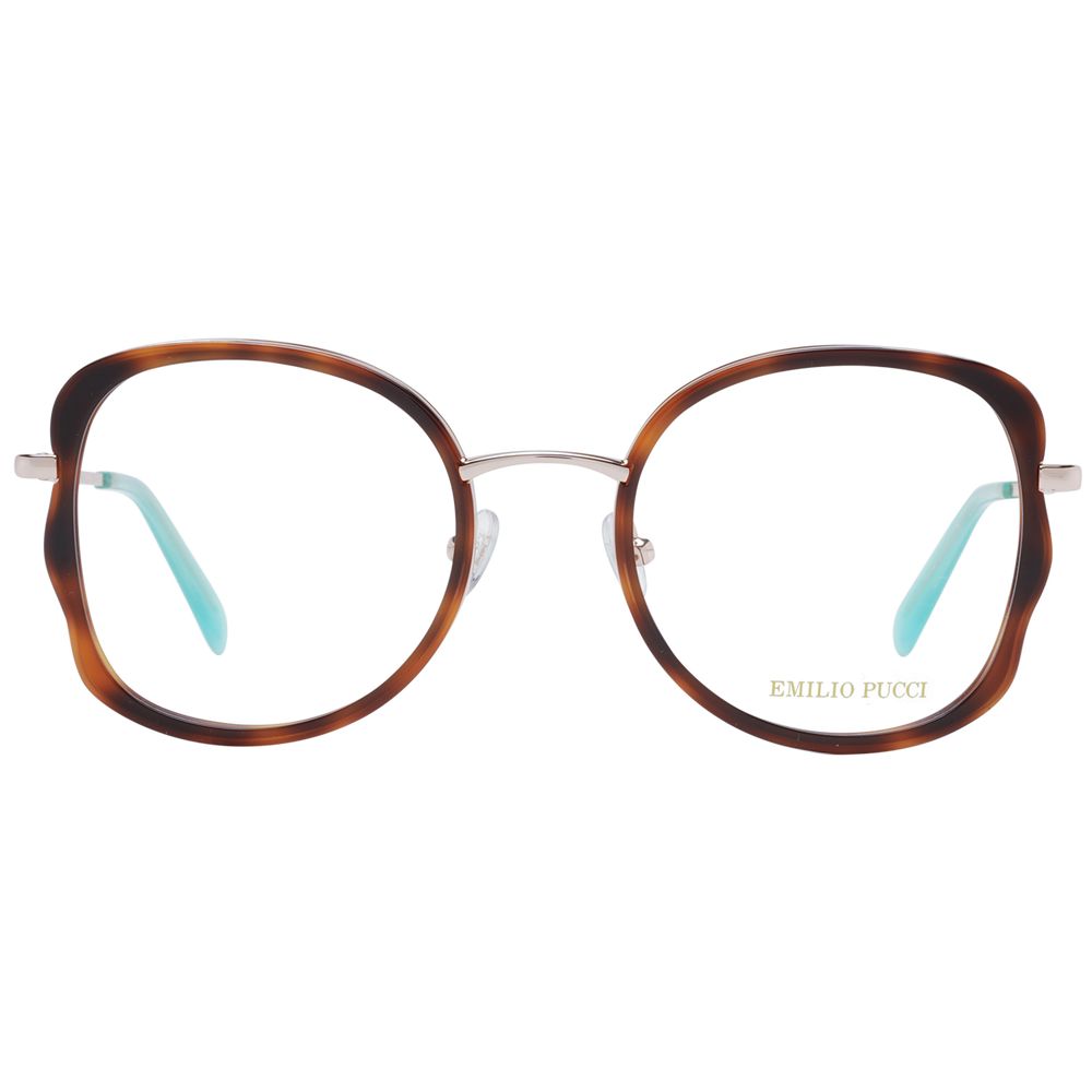 Emilio Pucci Brille aus braunem Metall und Kunststoff (Fassungen)