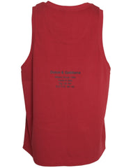 Dolce & Gabbana ärmelloses Tank-Top mit rotem Leopardenmuster
