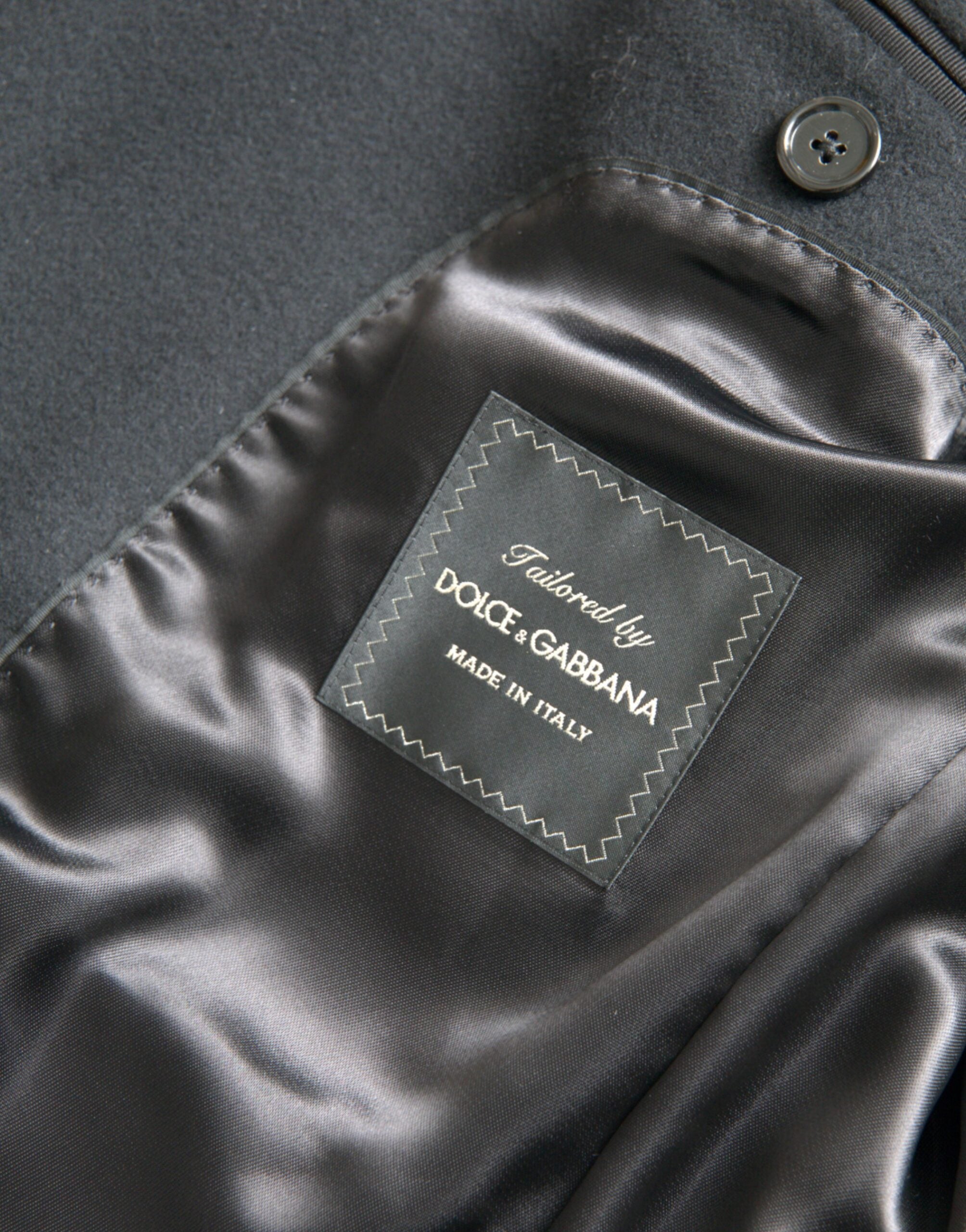 Dolce & Gabbana Zwarte Enkelrijige Trenchcoat Jas