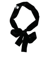 Dolce & Gabbana Zwarte Viscose Brede Damesriem