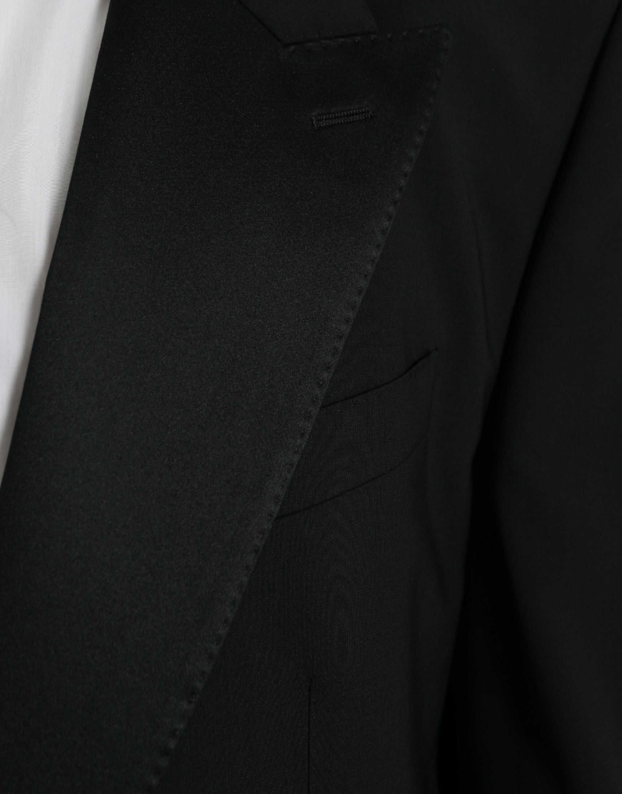 Dolce &amp; Gabbana Schwarzer SICILIA Einreihiger Mantelblazer