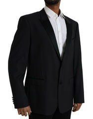 Dolce & Gabbana Blauwe MARTINI Single Breasted Jas Blazer