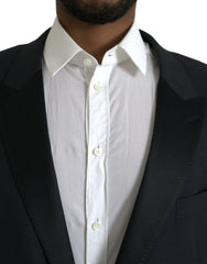 Dolce & Gabbana Blauwe MARTINI Single Breasted Jas Blazer