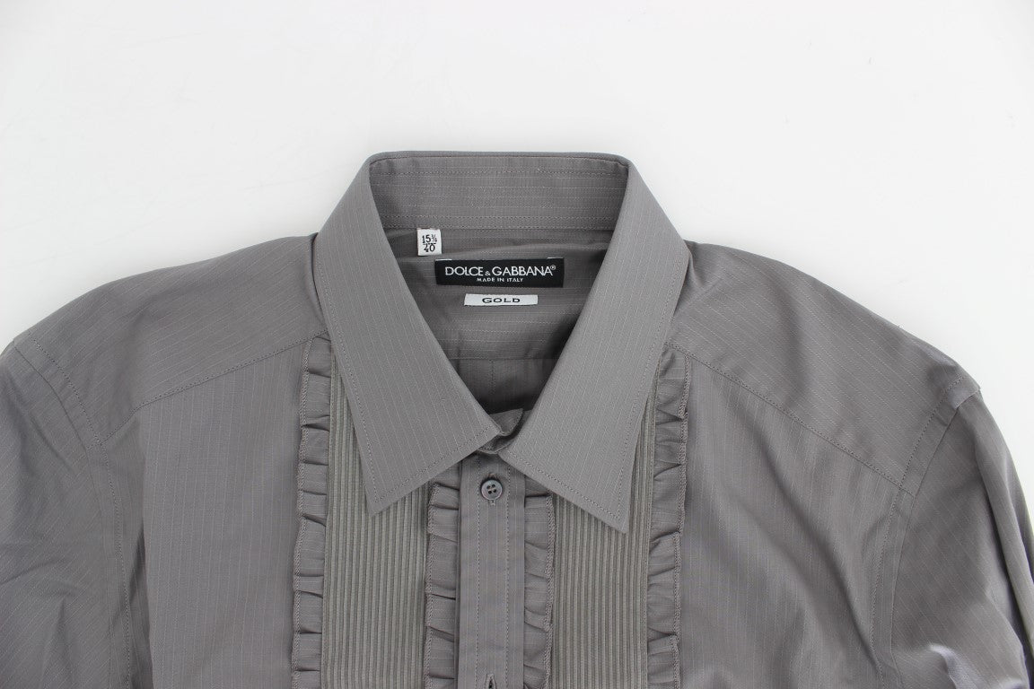 Dolce & Gabbana Lila Torero GOLD Slim Fit Hemd