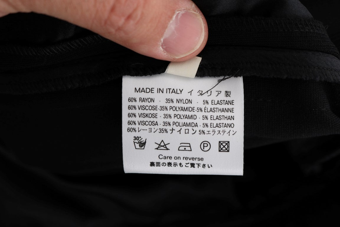 Ermanno Scervino Schwarze Schlaghose aus Viskose