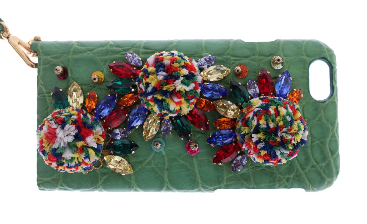 Dolce & Gabbana Meerkleurige AGNESE Stro Kristal Pom Pom Tas