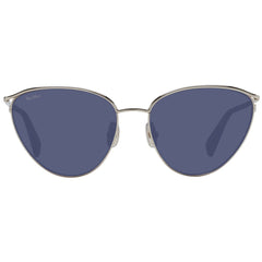 Max Mara Sonnenbrille aus silberfarbenem Metall