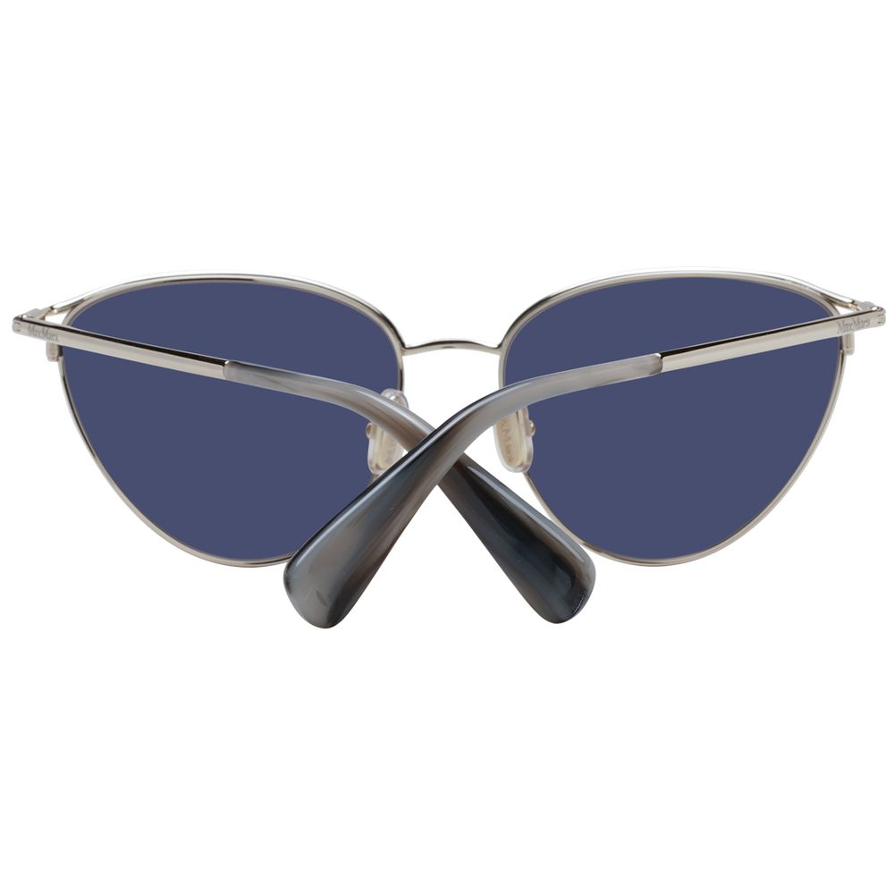 Max Mara Sonnenbrille aus silberfarbenem Metall