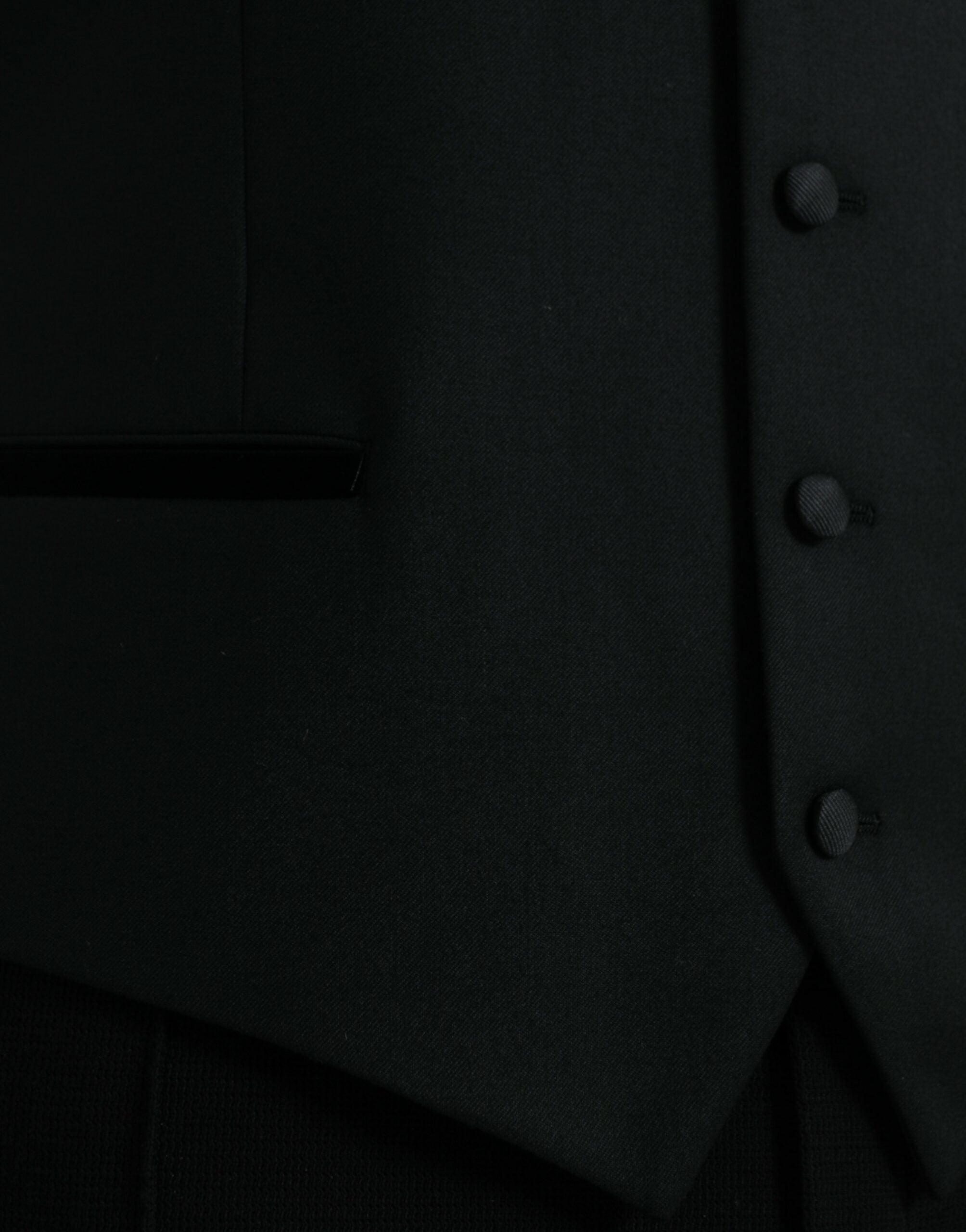 Dolce & Gabbana Zwart Zijden Giletjurk Formeel Gilet