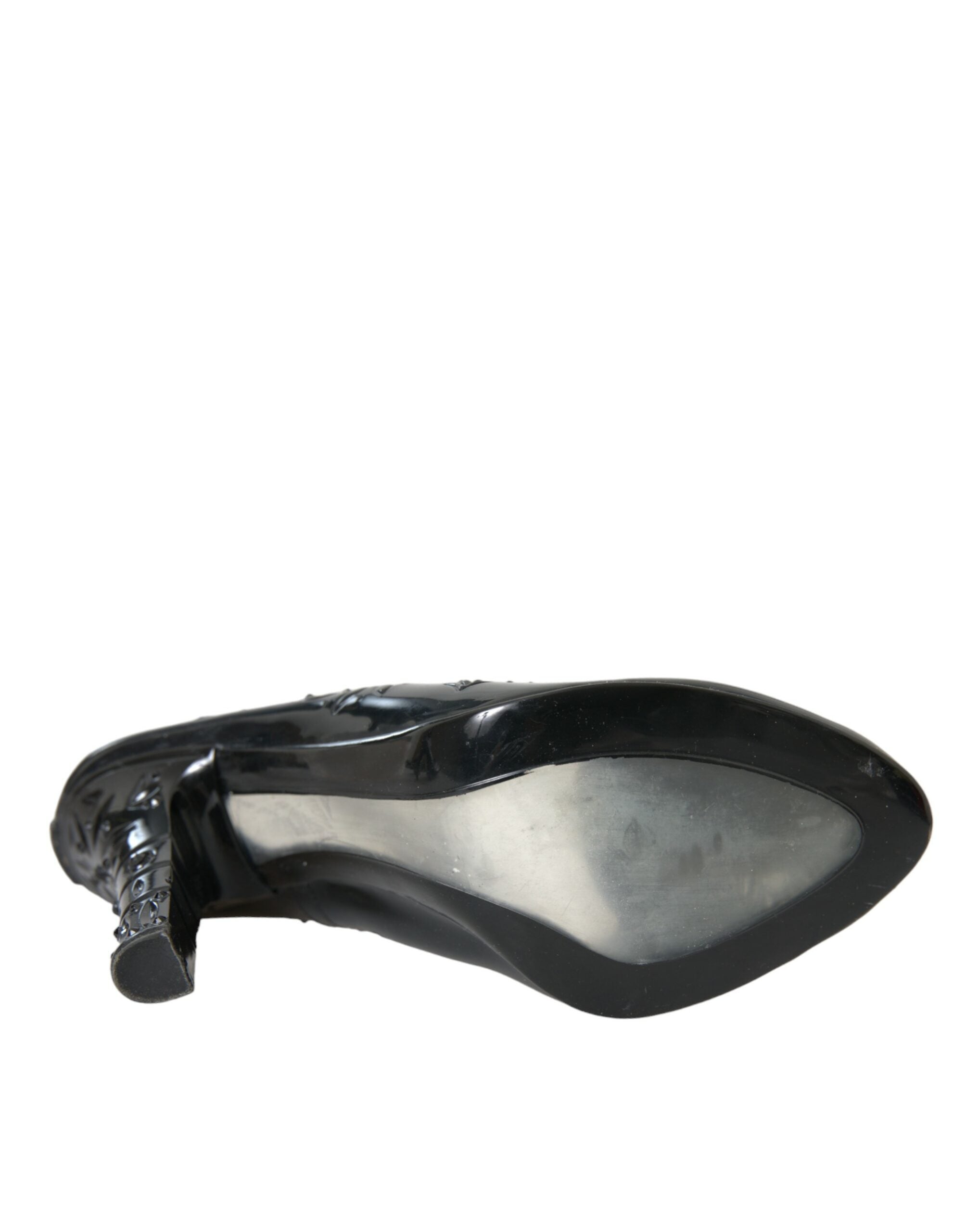 Dolce & Gabbana Schwarze Kristall CINDERELLA Heels Pumps Schuhe