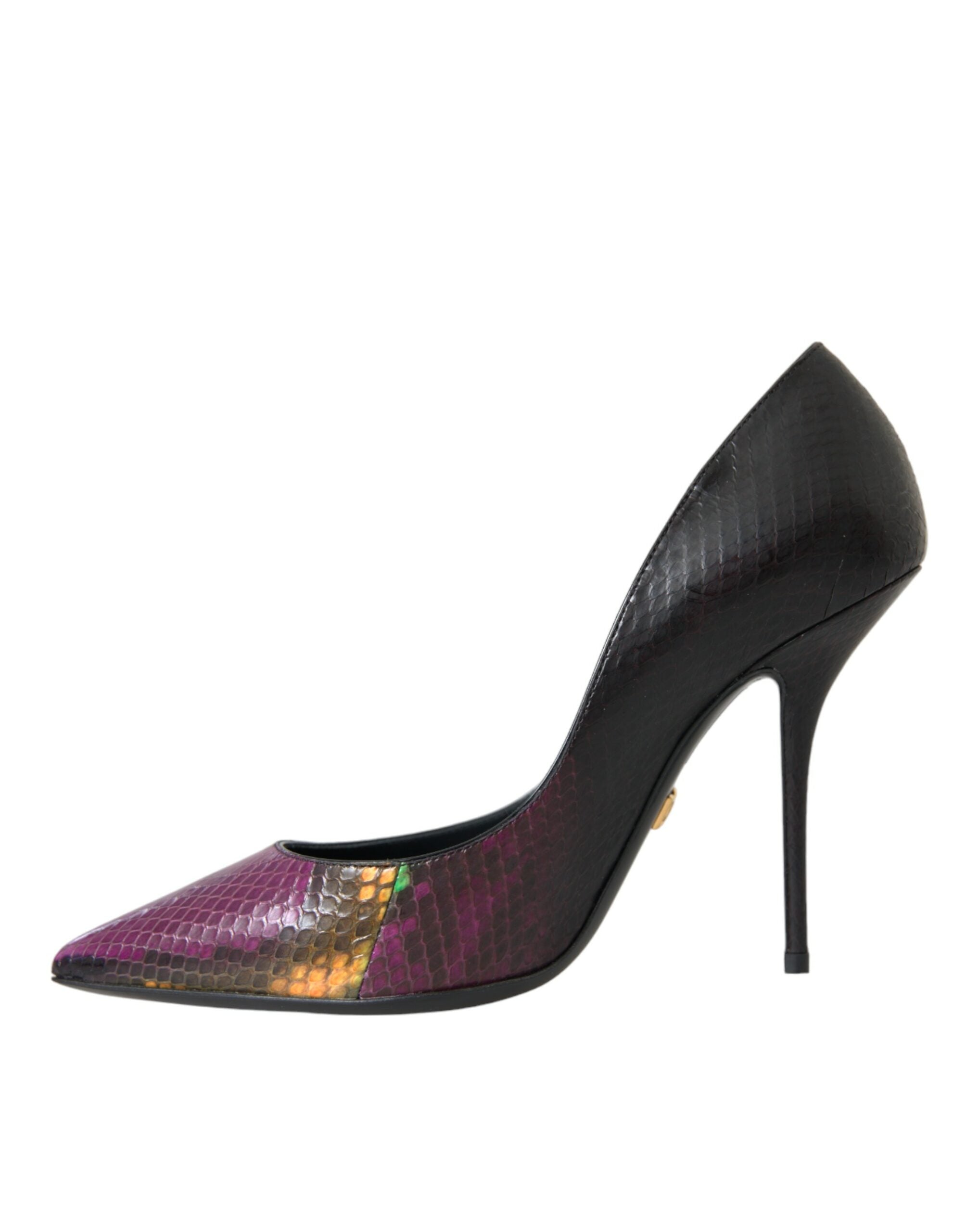 Dolce & Gabbana Pumps aus mehrfarbigem exotischem Leder