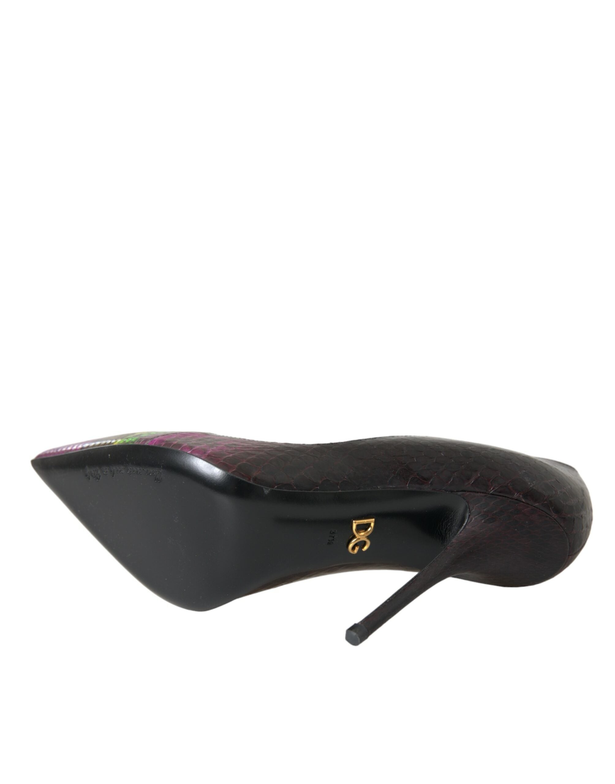 Dolce & Gabbana Pumps aus mehrfarbigem exotischem Leder