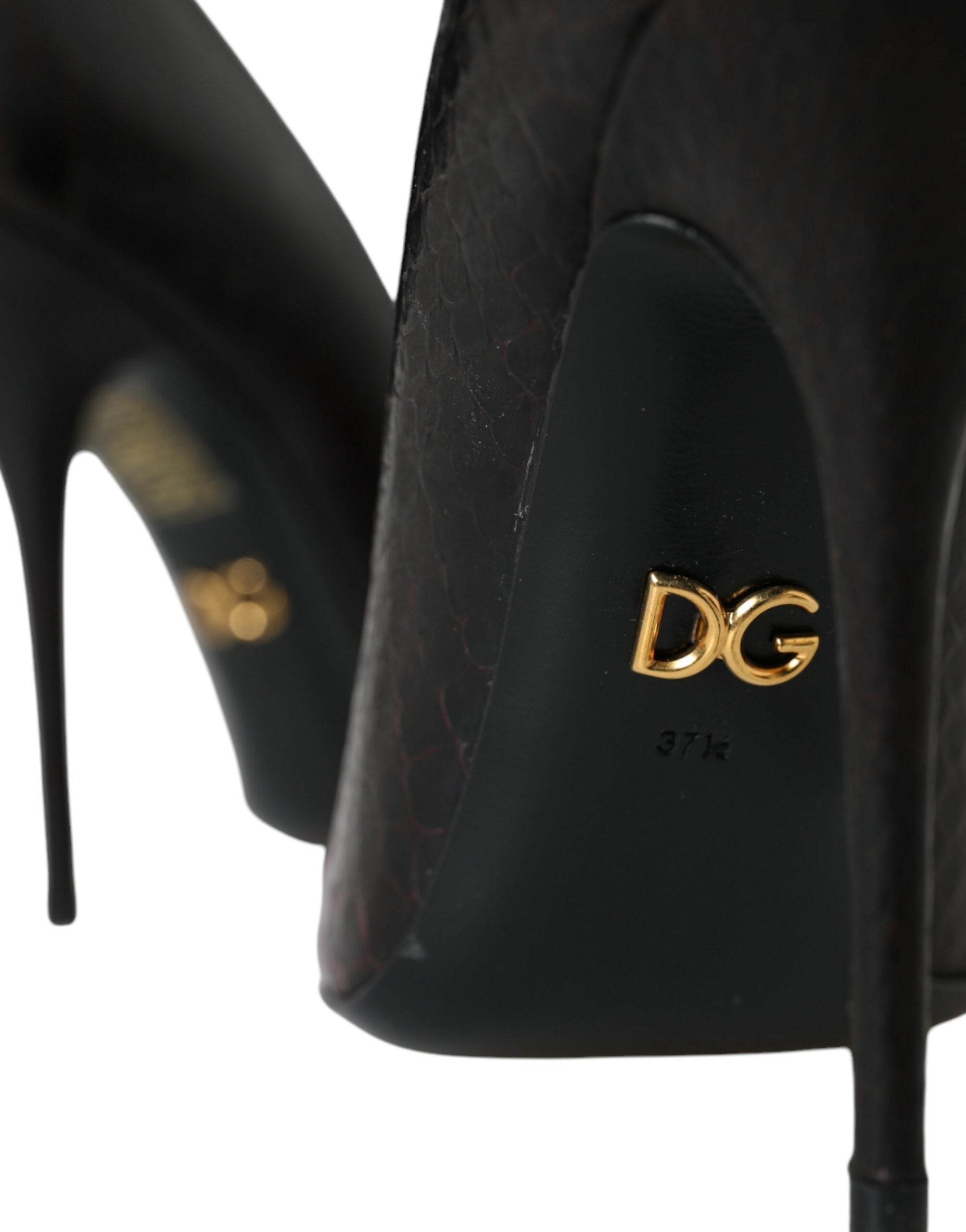 Dolce & Gabbana Pumps aus mehrfarbigem exotischem Leder