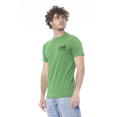 Cavalli Class Groen Katoenen Heren T-shirt