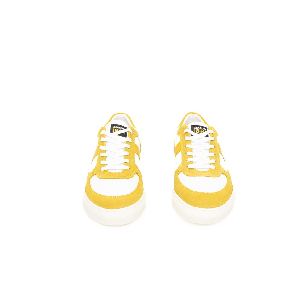 Cerruti 1881 Gele Herensneaker van Rundleer