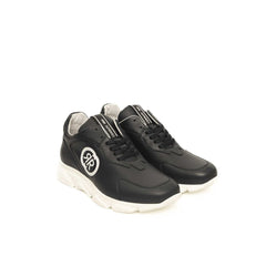 Cerruti 1881 Blue Cowhide Men Sneaker