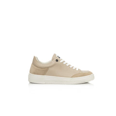 Cerruti 1881 Plateau-Sneaker für Damen aus beigem Rindsleder