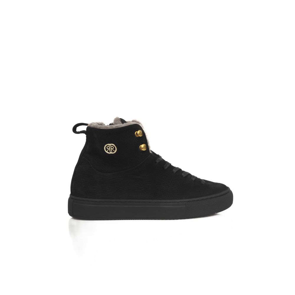 Cerruti 1881 Schwarzer Damen-Sneaker aus Rindsleder