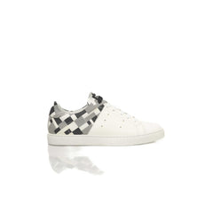 Cerruti 1881 White Calfskin Men Sneaker