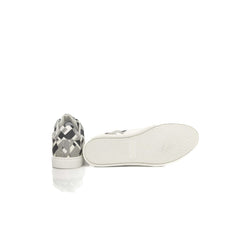 Cerruti 1881 White Calfskin Men Sneaker