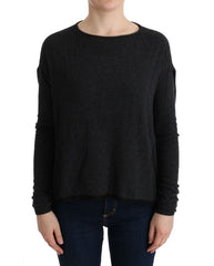 Costume National Grijze Gebreide Viscose Trui