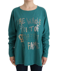 John Galliano Groen Katoenen Oversized Trui
