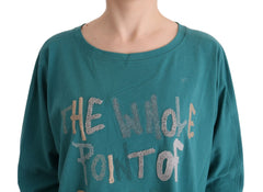 John Galliano Groen Katoenen Oversized Trui