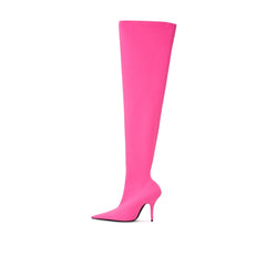 Balenciaga Stiefel aus rosa Polyester