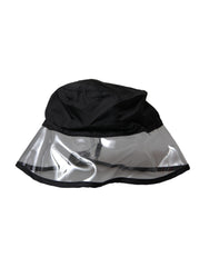 Dolce & Gabbana Zwarte Polyester Plastic Bucket Hat Heren
