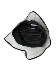 Dolce & Gabbana Zwarte Polyester Plastic Bucket Hat Heren
