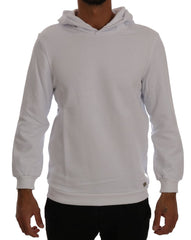 Daniele Alessandrini Witte Pullover Hoodie Katoenen Trui