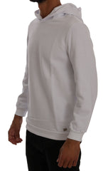 Daniele Alessandrini Witte Pullover Hoodie Katoenen Trui