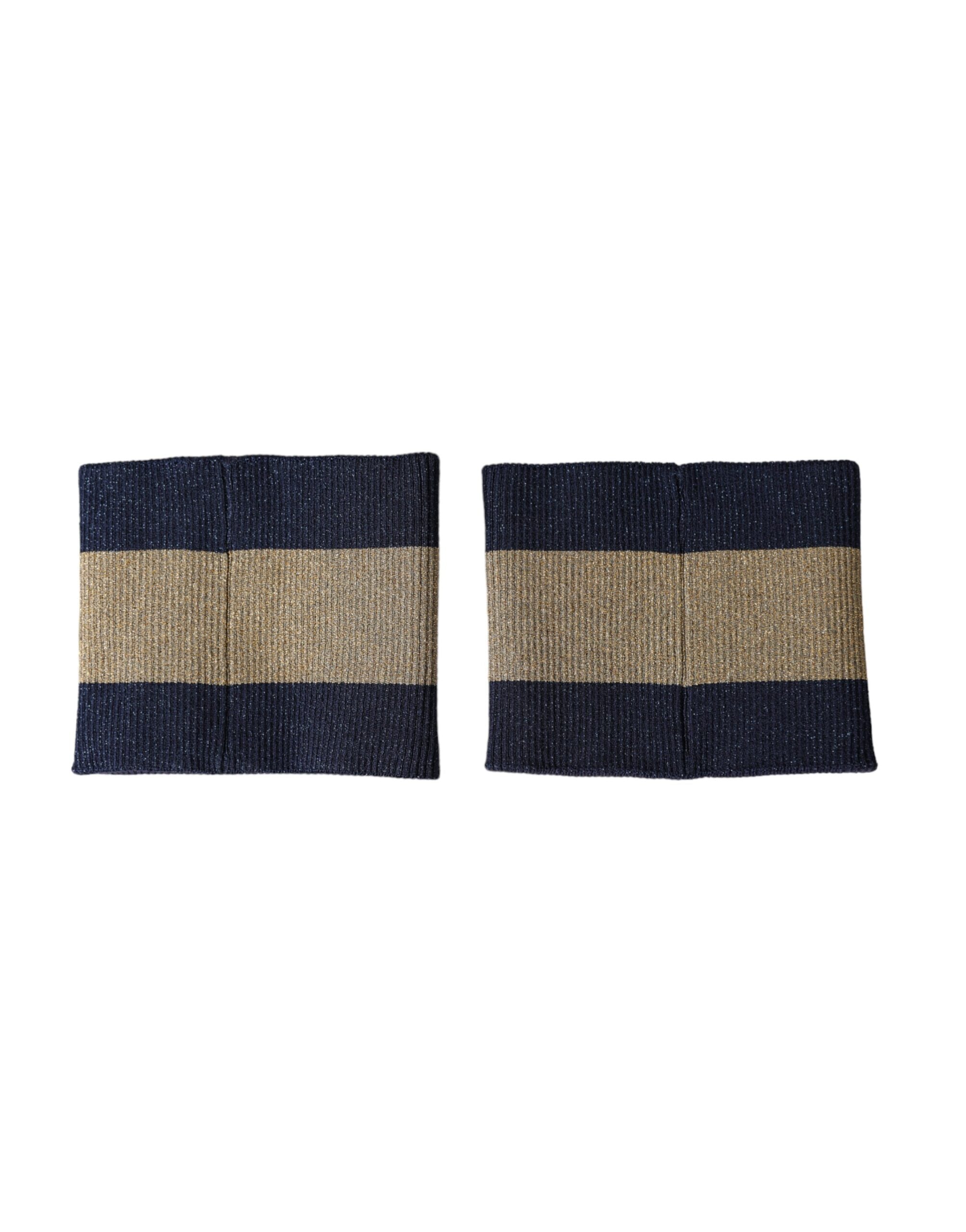 Dolce & Gabbana Schwarzes Gold Logo Stern 84 Viskose Armband