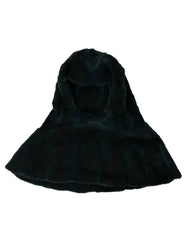 Dolce & Gabbana Zwarte Marterbont Hoofdband met Hele Kop