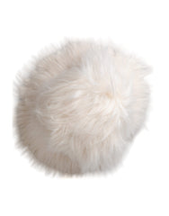 Dolce & Gabbana Witte Acryl Bont Dames Bucket Hat