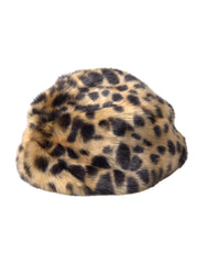 Dolce & Gabbana Bruine Luipaard Bont Dames Bucket Hat