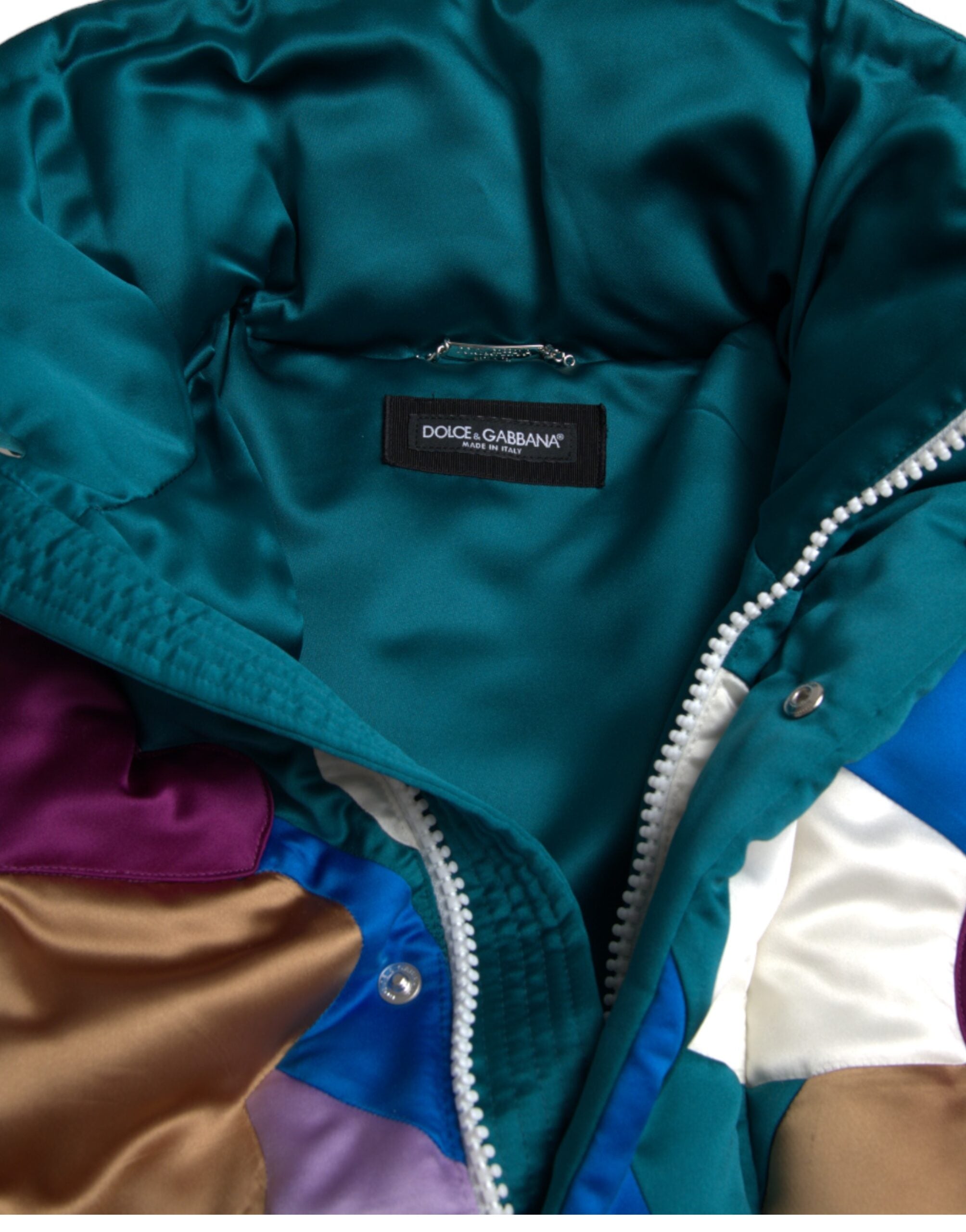 Dolce & Gabbana Meerkleurig Bloemig Windjack Pufferjack