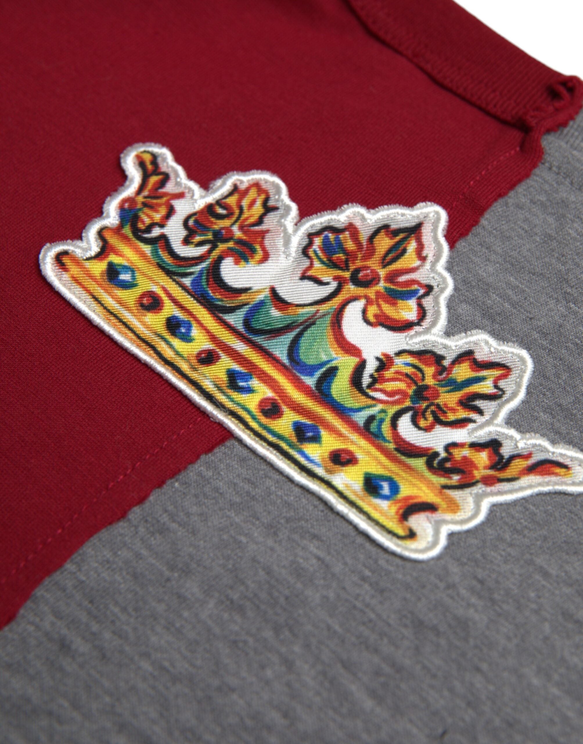 Dolce & Gabbana Kurzarm-T-Shirt mit mehrfarbigem Grafikmuster