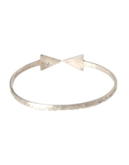 Nialaya Armreif mit Pfeil-Kristall, 925 Silber, für Damen