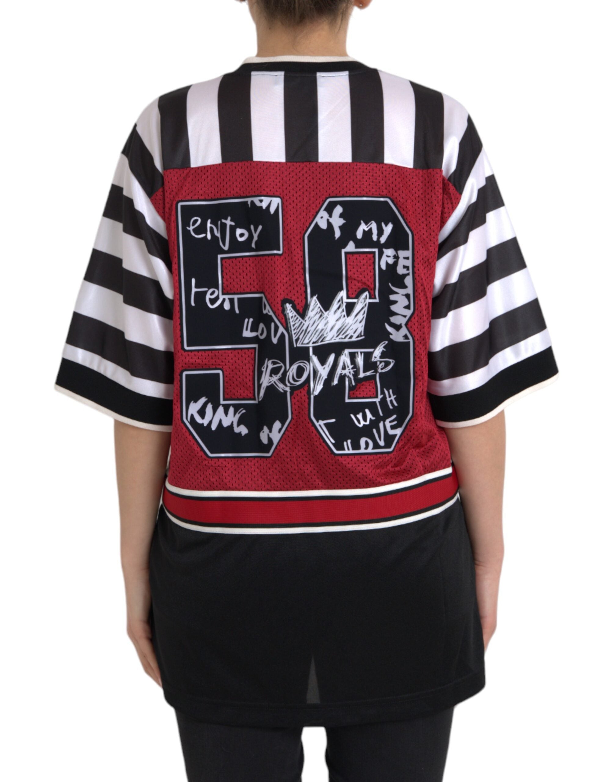 Dolce & Gabbana Multicolor Royals Panda Oversized T-Shirt