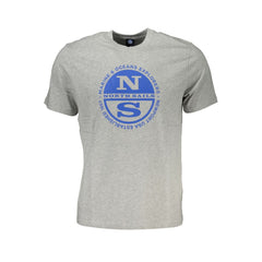 North Sails Grijs Katoenen T-shirt