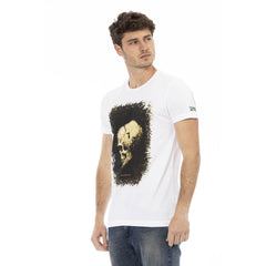 Trussardi Action Weißes Baumwoll-Herren-T-Shirt