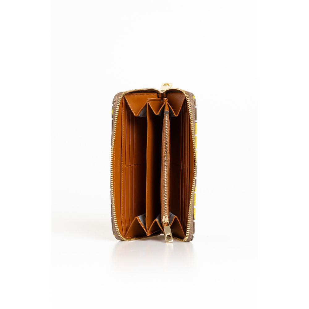 Trussardi Beige Leren Dames Portemonnee