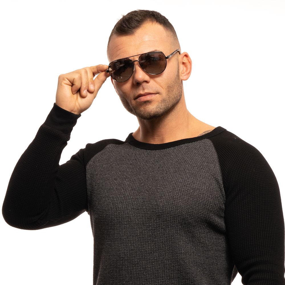 Guess – Graue Sonnenbrille aus Metall