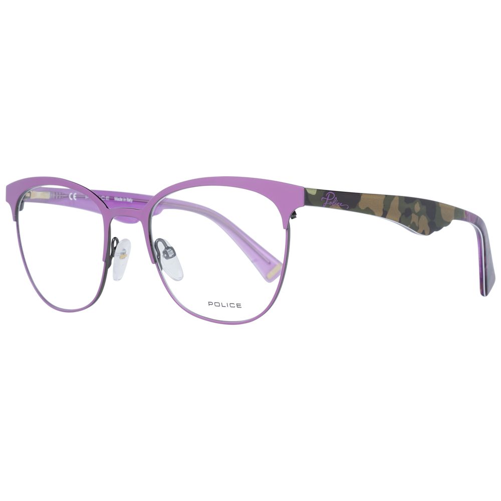 Lila Plastik-Polizeibrille (Gestell)