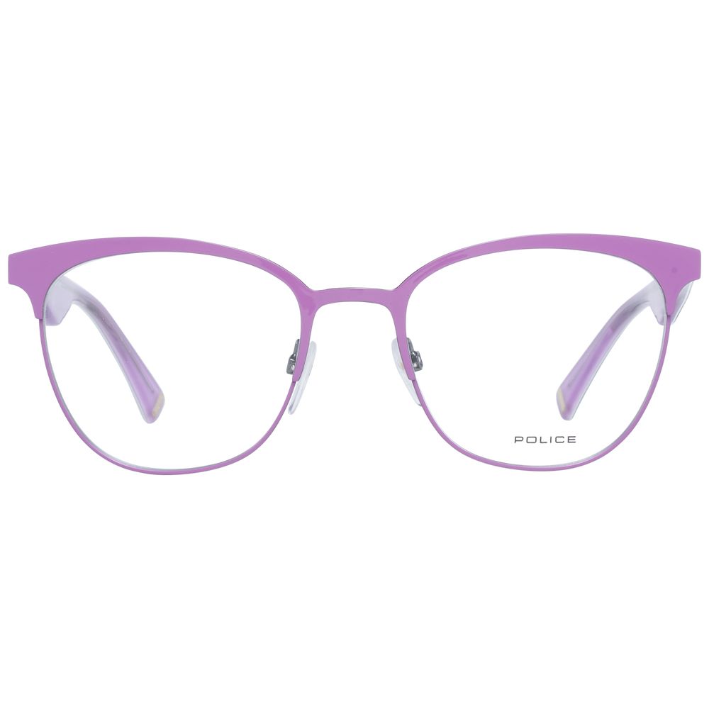 Lila Plastik-Polizeibrille (Gestell)