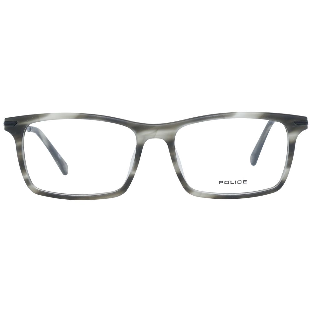 Police Grau Metall & Kunststoff Brille (Fassungen)