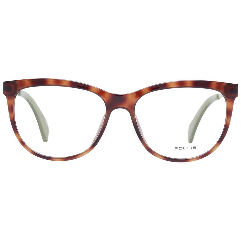 Police braune Metall- & Kunststoffbrille (Fassungen)