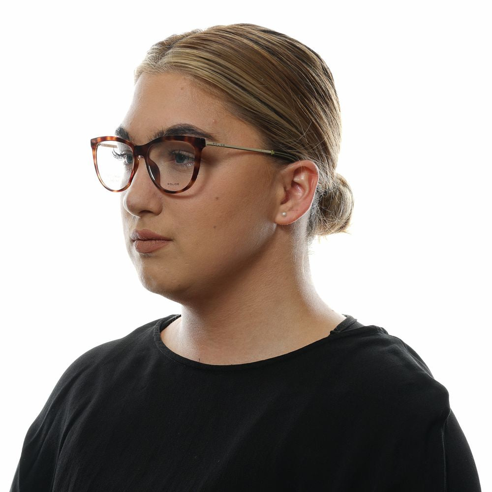 Police braune Metall- & Kunststoffbrille (Fassungen)